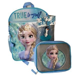 Disney's Frozen 2 Girls “True to Myself” Elsa 5 Piece Backpack Set